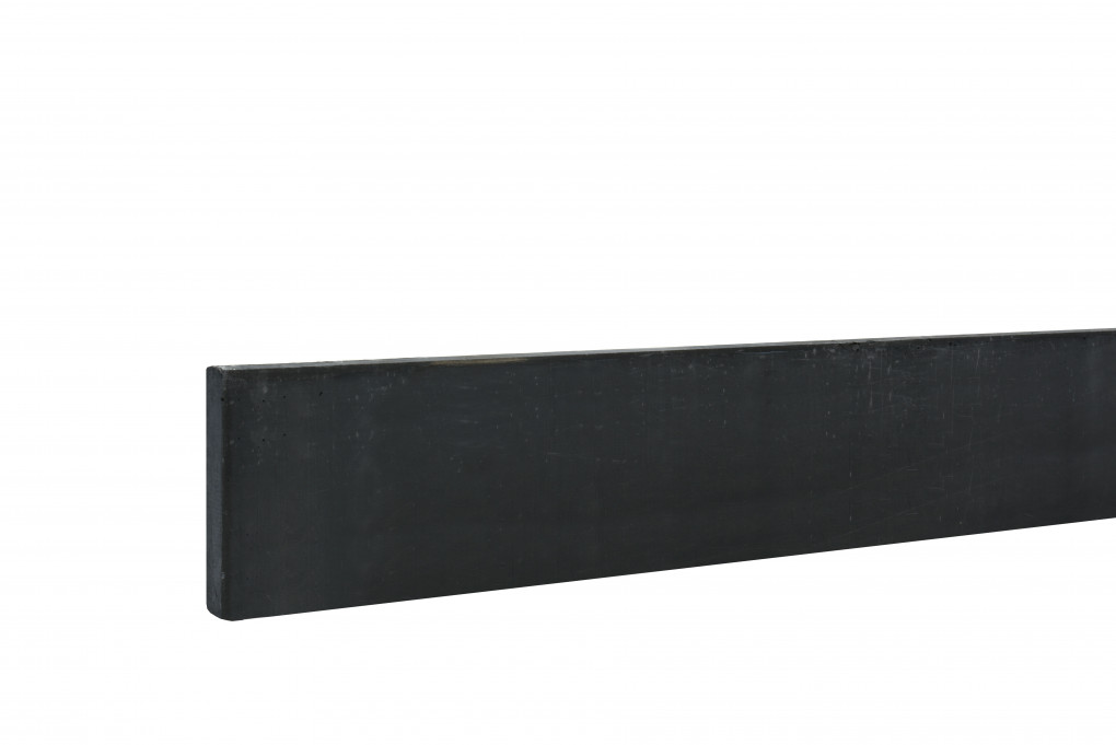 Betonplaat hout beton schutting antraciet 184x25x3,5cm