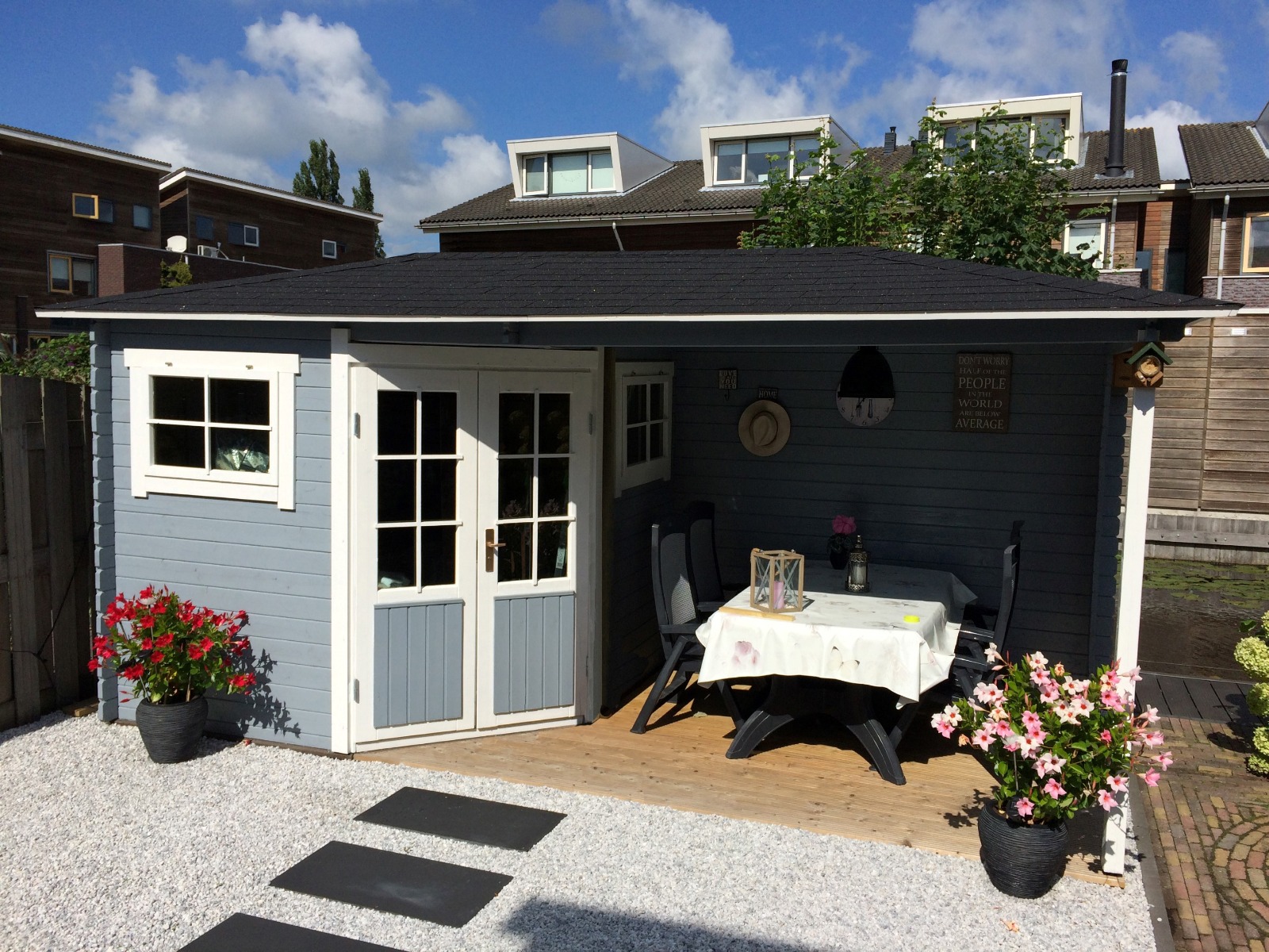 Gartenhaus Blockbohlenhaus Wembley Walmdach 500x250cm