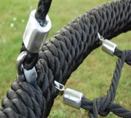 Intergard Nestschommel Vogelnestschommel Zwart Openbare Speelplaatsen intergard kopen in de aanbieding