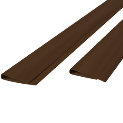 Tuinscherm pvc profiel bruin 200cm