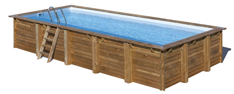 Zwembad hout 815x420x146cm