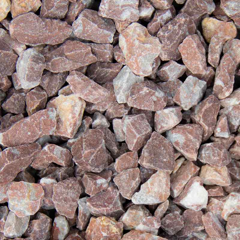 Ziersplitt rot naturstein 1000kg
