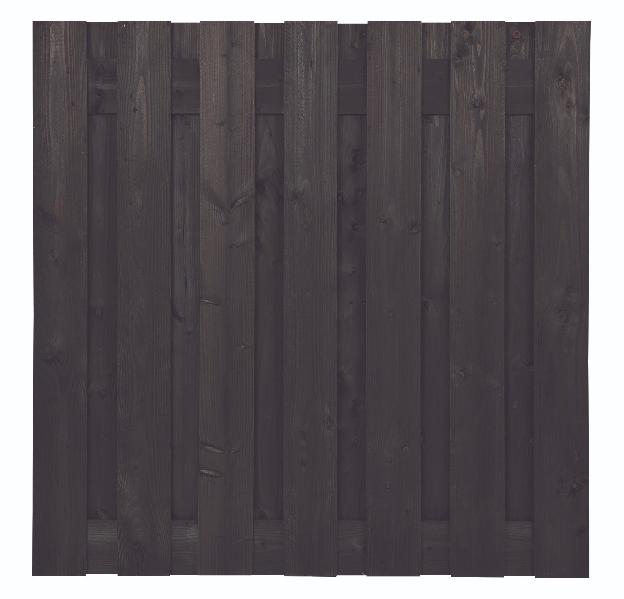 Tuinscherm schutting antraciet zwart 180x180cm