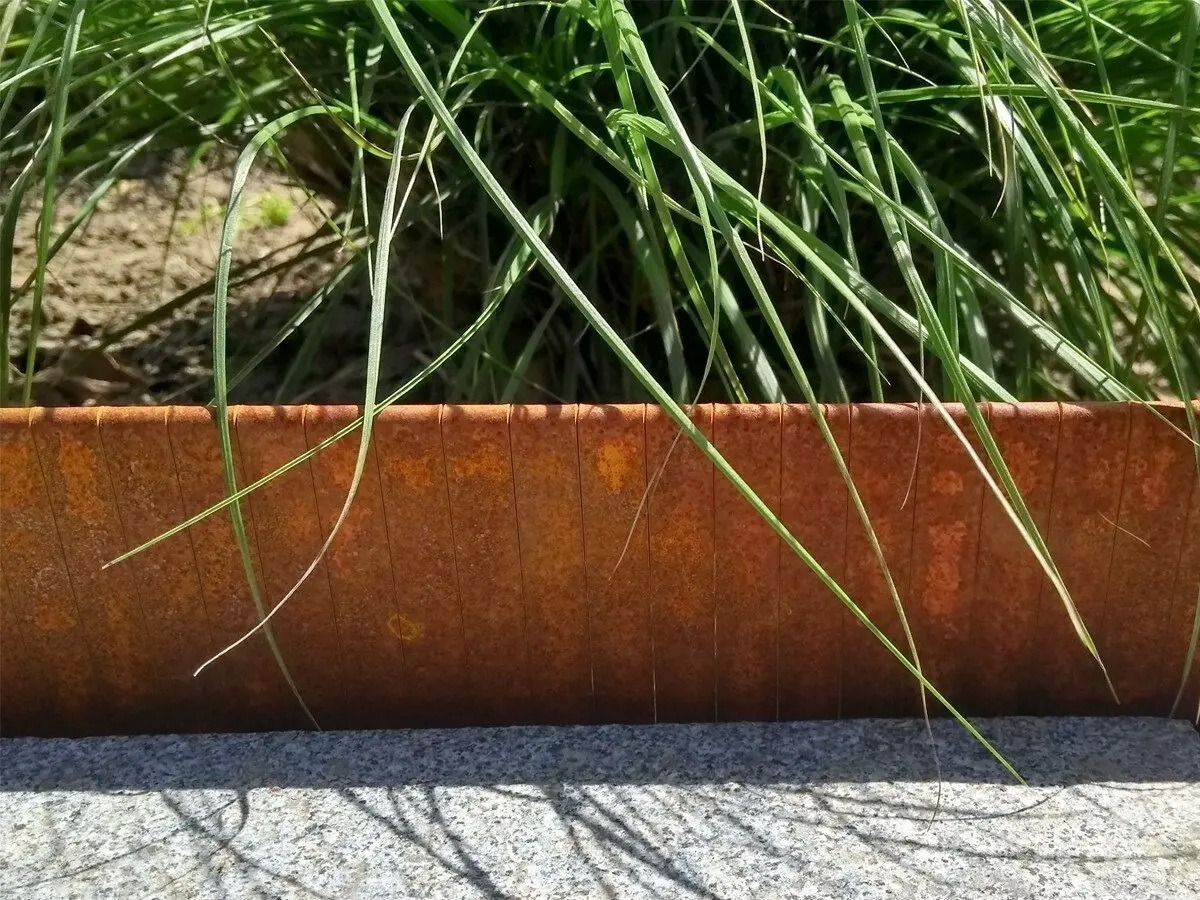 Beeteinfassung Cortenstahl flexibel 240x10cm