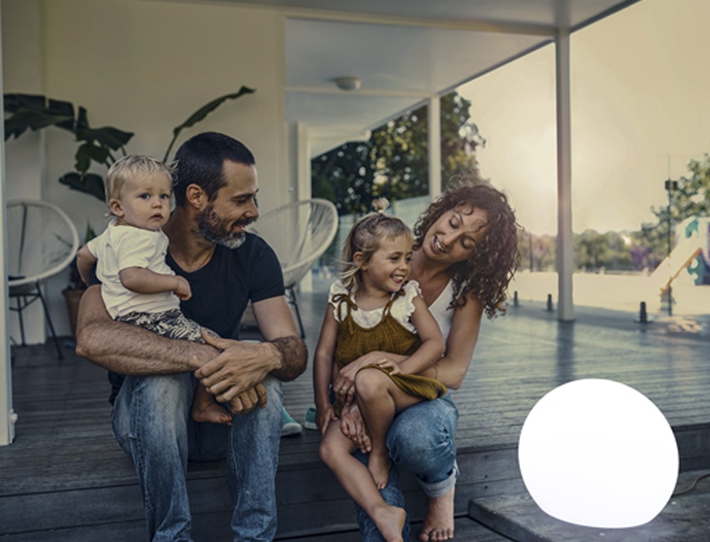 Lichtbol witte bol lamp Sphere ø40cm
