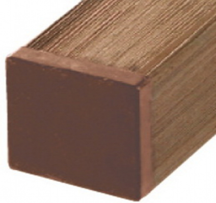 Tuinpaal houtcomposiet bruin 7x7x270cm