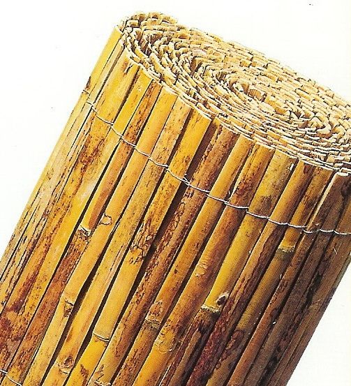 Bambusmatte 2x5m gespalten kaufen | Bambuszaun | Intergard
