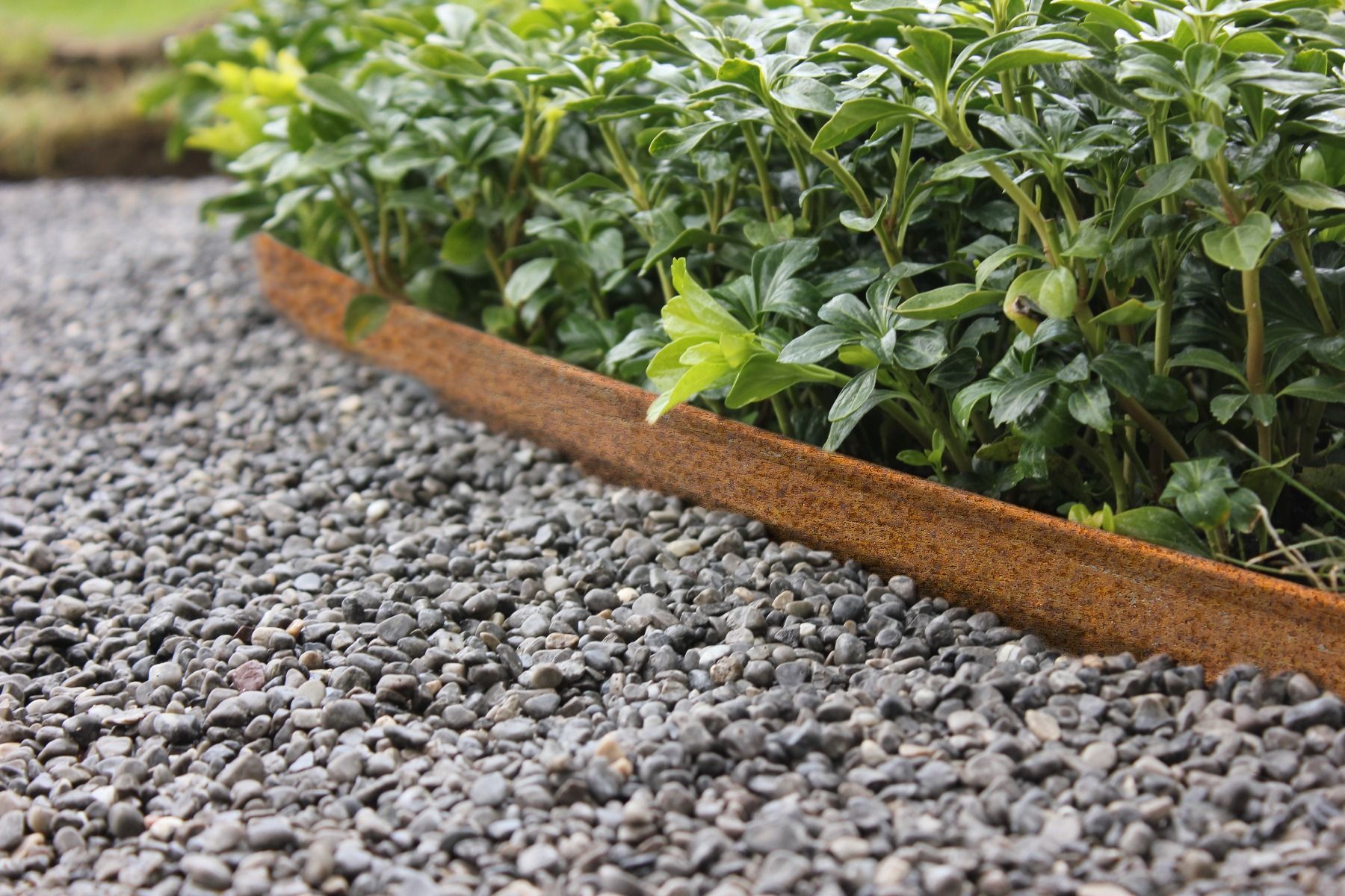 Garmix Bordure De Parterre En Acier Corten – 14 Cm De Haut, 5 M De Long (5x1 M), épaisseur 1 Mm, Raccords Inclus