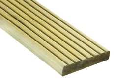 Decking board pine wood 240cm (28x145mm)