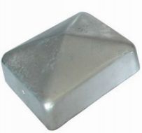 Post caps hot dip galvanized 101x101mm