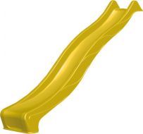 Glijbaan geel 240cm voor houten speeltoestellen