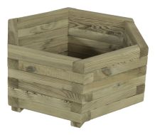 Jardineras de madera hexagonal 70x60cm