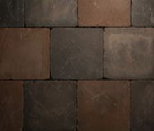 Abeystones 20x30cm trommelstenen sierbestrating darkbrown
