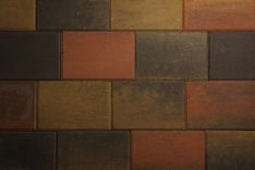 Betonklinkers triplesteen 31x21cm bruin genuanceerd strakke uitvoering