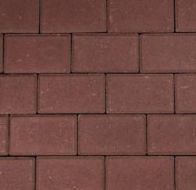 Halve betonklinkers heidepaars 11x11cm sierbestrating