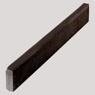 Opsluitband zwart beton 10x20x100cm