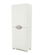 Broom closet cabinet grey 70x184cm