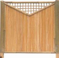 Bamboo fence panel