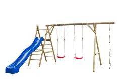 Wooden swings swingset Nora