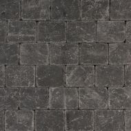 Cobblestones black tumbled 21x14x6cm (m2)