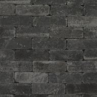 Dikformaat sierbestrating trommelstenen antraciet 21x7x7cm per m2