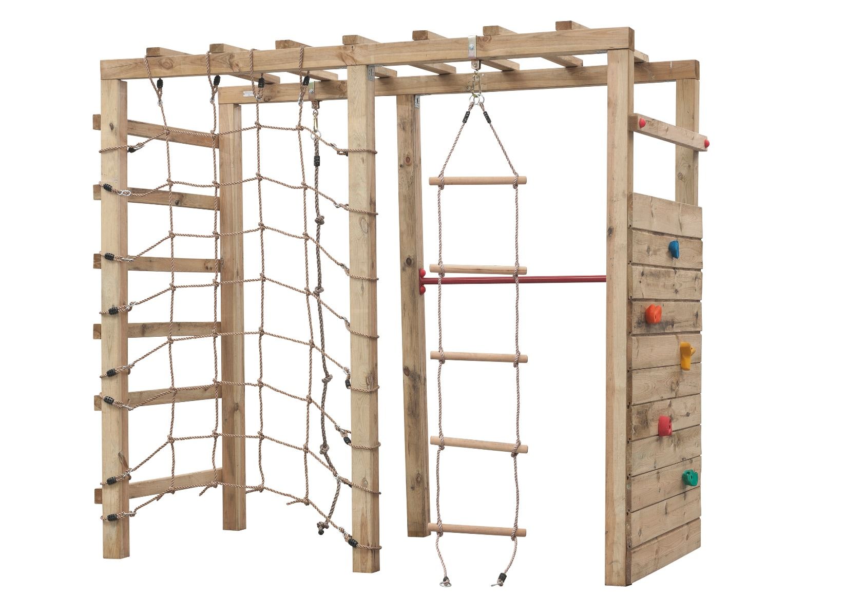 De onze Pardon Lokken Houten speeltoestel houten schommel klimtoren King Kong 240x120x220cm  kopen? | Intergard ✓ Scherpste prijs!