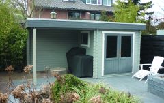 Garden shed Gatwick flat roof 500x250cm