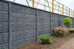 Betonschutting brickstone dubbelzijdig 200x231cm