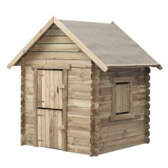 Wooden playhouse Lodewijk 120x120x160cm