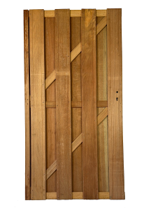 Poort tuinpoort hardhout 180x90cm