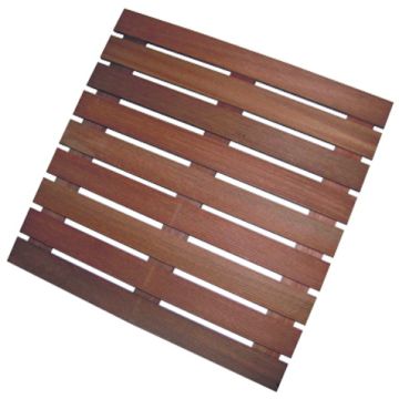 Terrassenfliesen Holzfliesen Bangkirai hartholz 50x50cm