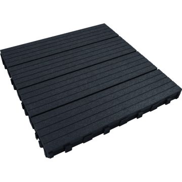 Terrassenfliesen, Aussenfliesen, Bodenfliesen WPC 30x30cm (4Stk)