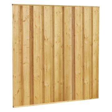 Clôture bois panneau 180x180cm 17 planches (17x145mm)