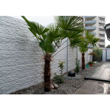 Valla hormigon piedra simple Fencestone 200x231cm