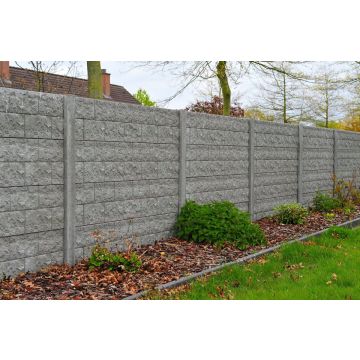 Valla hormigon piedra simple Rockstone 200x193cm
