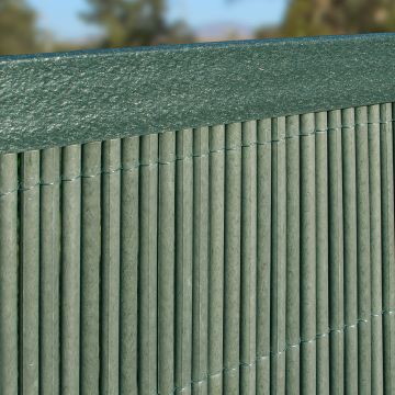 Rollos de mimbre verde 2x3m compuesto