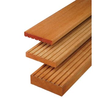 Vlonderplanken hardhout Bangkirai 395cm (25x145mm)