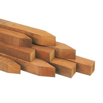 Holzpfosten hartholz 6,5x6,5x275cm