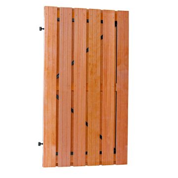 Garden gate hardwood on frame 100x180cm