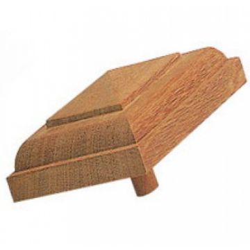 Postcap finial pyramide hardwood