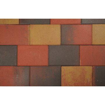 Betonklinkers triplesteen 31x21cm Indian Summer strakke uitvoering