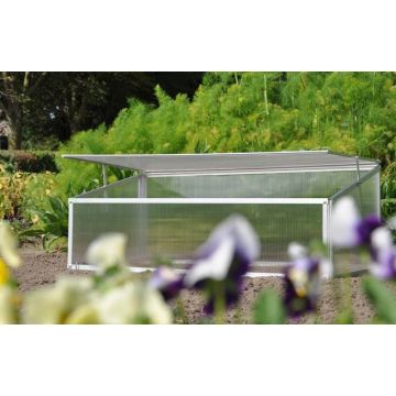 Gewächshaus aluminium 109x56x28cm