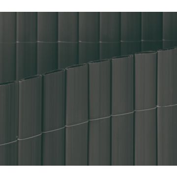 Tuinscherm PVC antraciet 150x300cm