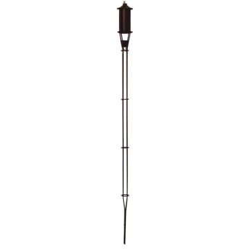 Tuinfakkel fakkel tuin staal zwart 150cm