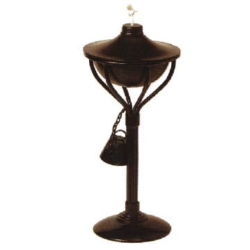 Table torch steel black