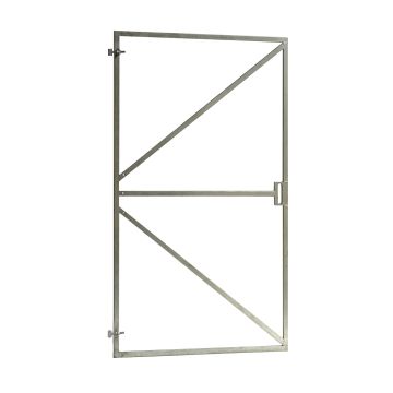 Gartentor Torrahmen einstellbar mit Schlosskasten 90x155cm
