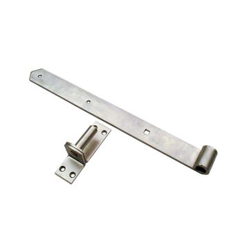 Duimheng voor tuinpoorten RVS ø16x400mm