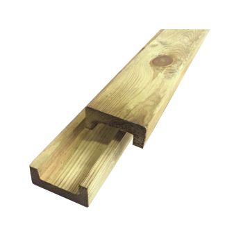 Dessus de clôture en bois  Douglas 4,5x12x400cm
