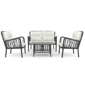  Mobilier de jardin lounge Gaza (incl.coussins)
