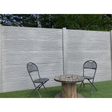Valla de hormigón Bamboostone simple 200x200cm